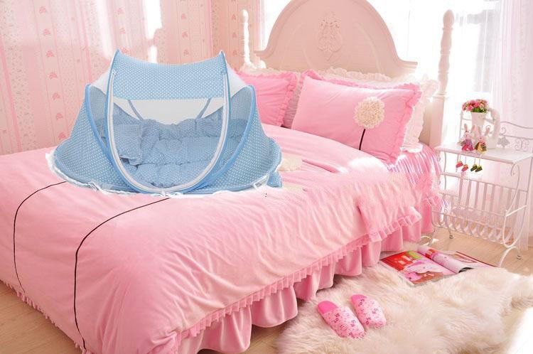 Foldable  Baby Bed Net With Pillow, Mosquito Net