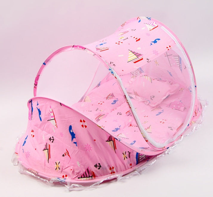 Foldable  Baby Bed Net With Pillow, Mosquito Net