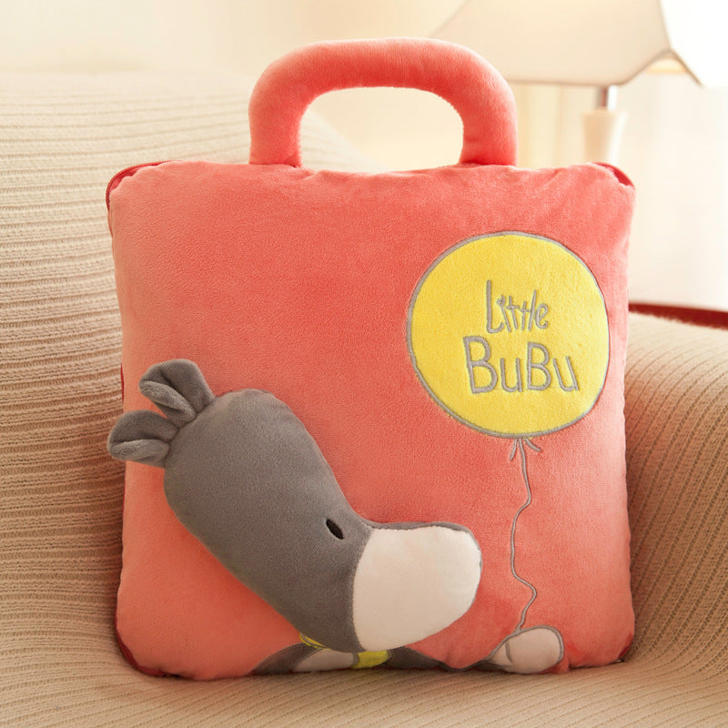 Car Multifunctional Cartoon Pillow Quilt Dual-use