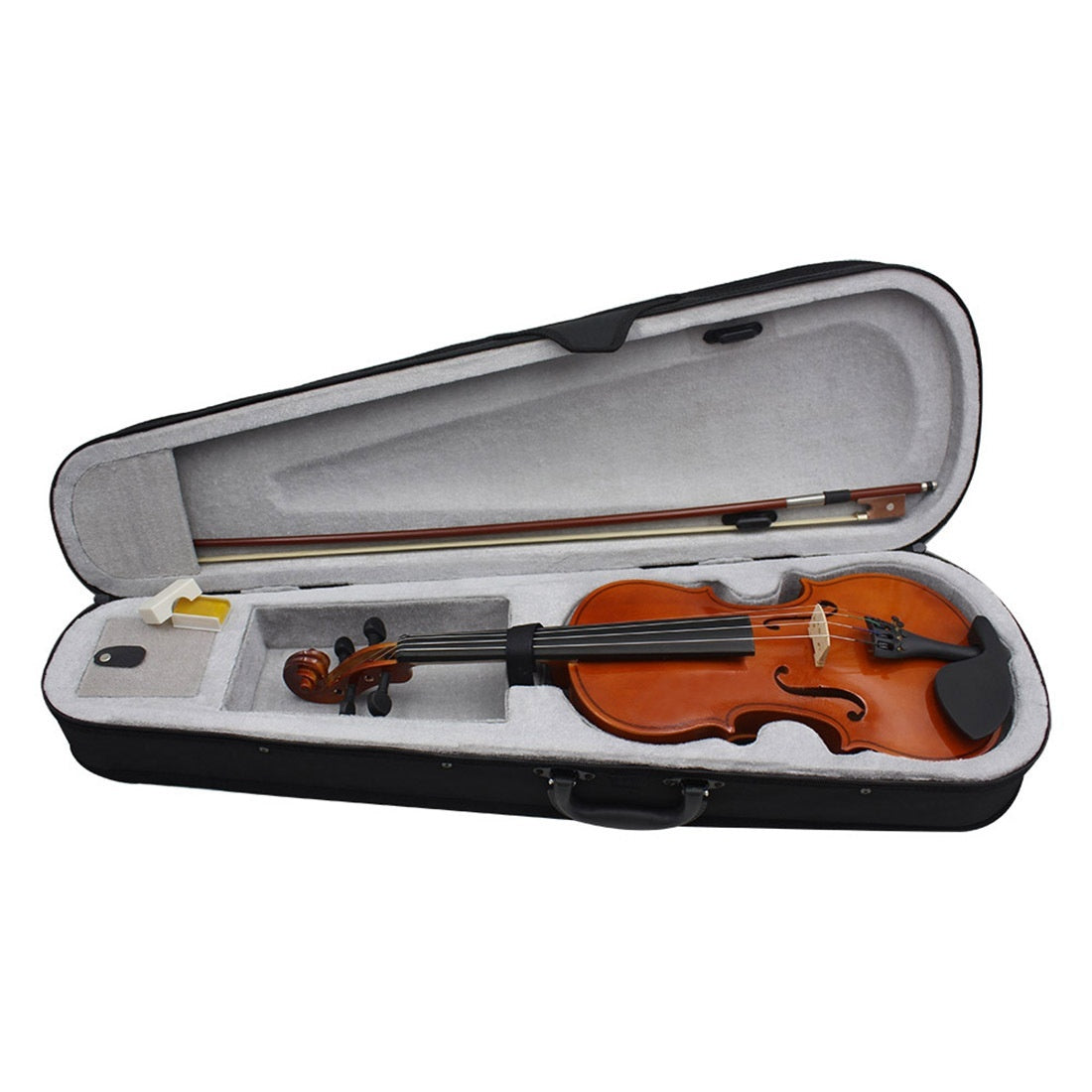 Natural Color Solid Wood Violin Beginner Practice