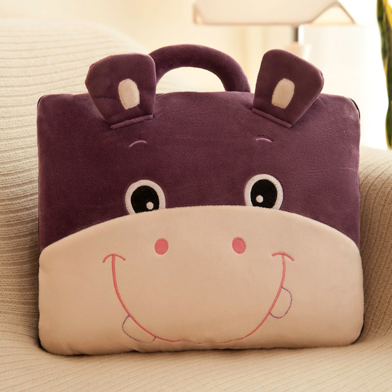 Car Multifunctional Cartoon Pillow Quilt Dual-use