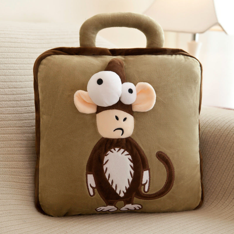 Car Multifunctional Cartoon Pillow Quilt Dual-use