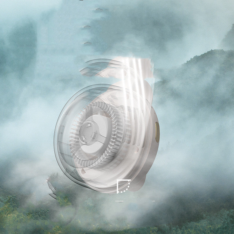 Small Cyclone Portable Buckle Small Fan Mini Portable Pocket Fan