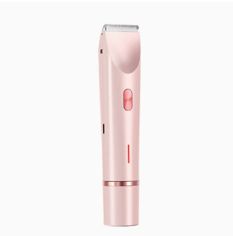 2 In 1 Hair Removal Epilator USB Rechargeable Trimmer Women Body Razor Face Leg Armpit Bikini Pubic Shaver Hair Remover