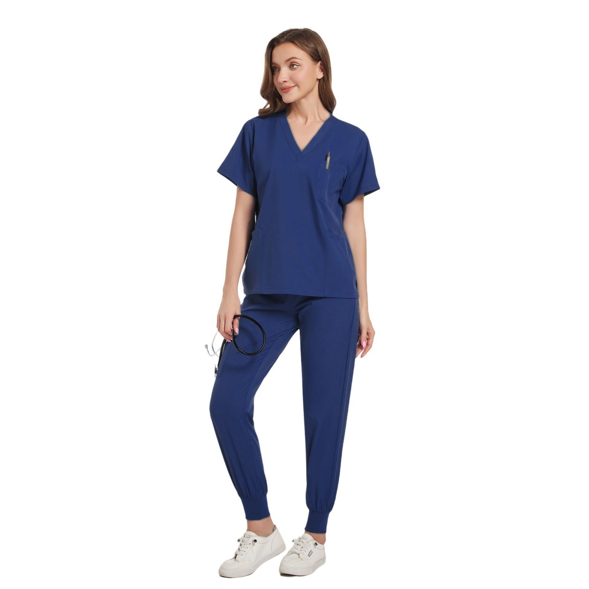 Operating Room Operating Gown Short Sleeve Doctor Elastic Scrub Suit