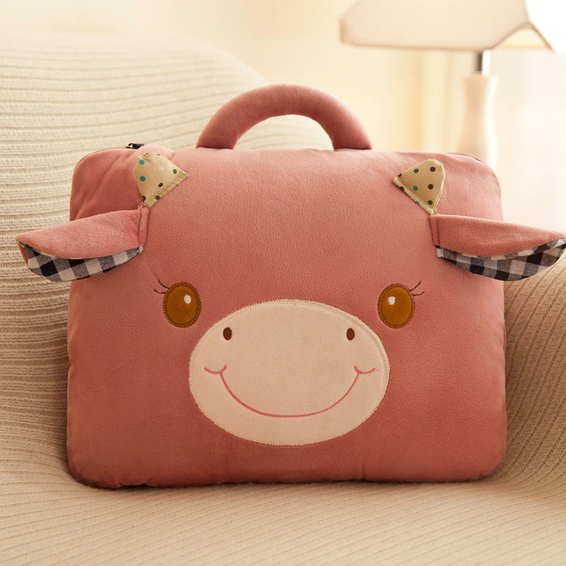 Car Multifunctional Cartoon Pillow Quilt Dual-use