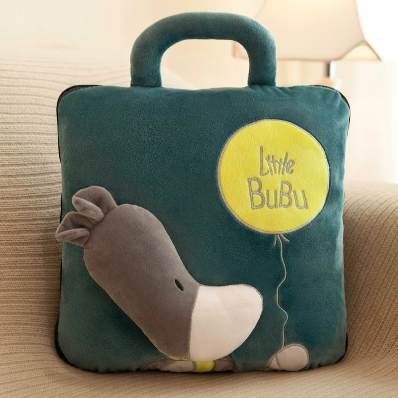 Car Multifunctional Cartoon Pillow Quilt Dual-use