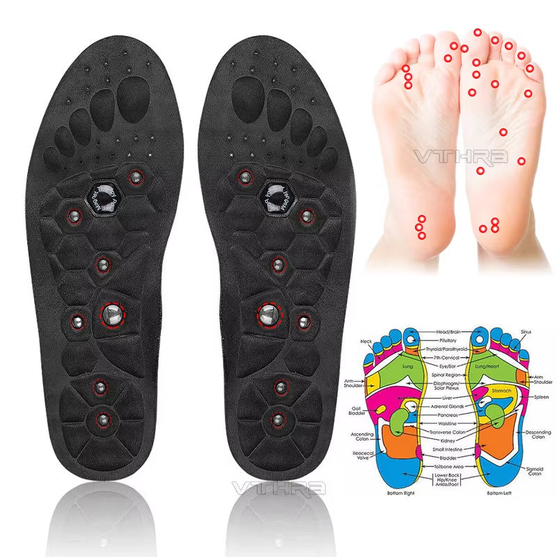 Medical Magnetic Insole, Orthopedic Therapy Sports Insoles, Massage Foot, Slimming Acupressure Anti-fatigue Health Care Shoe Pads