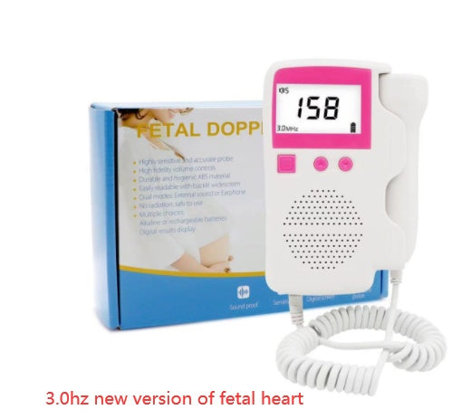Fetal Heart Rate Monitor Home Pregnancy Baby Fetal Sound Dopler Heart Rate Detector