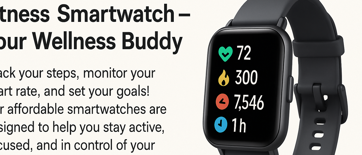 Fitness Smartwatch – Your Wellness Buddy That Moves with You