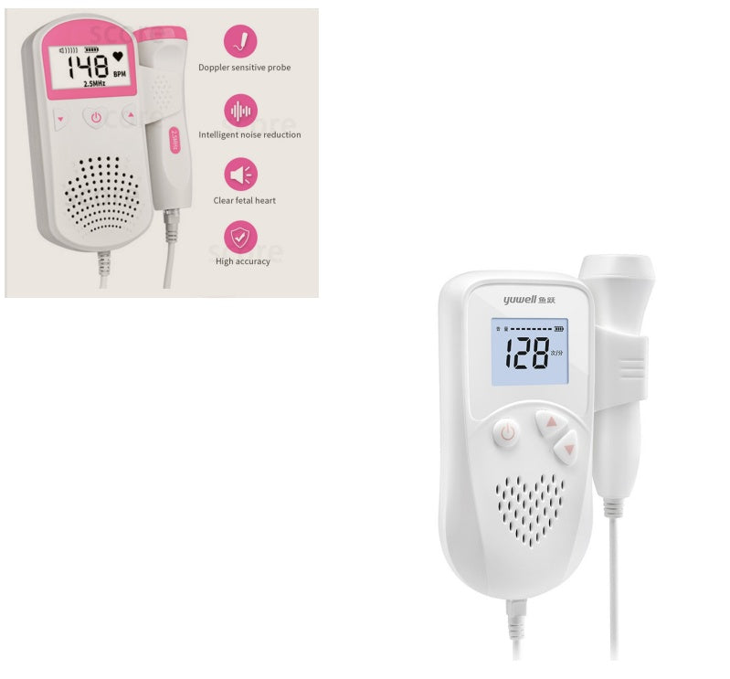 Fetal Heart Rate Monitor Home Pregnancy Baby Fetal Sound Dopler Heart Rate Detector
