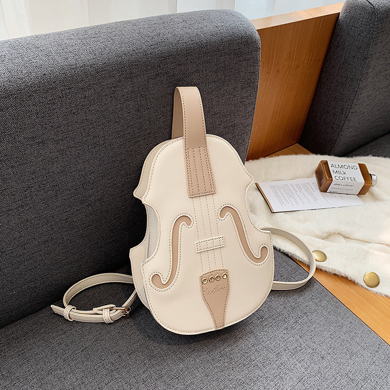 Ladies College Style Retro Violin Backpack