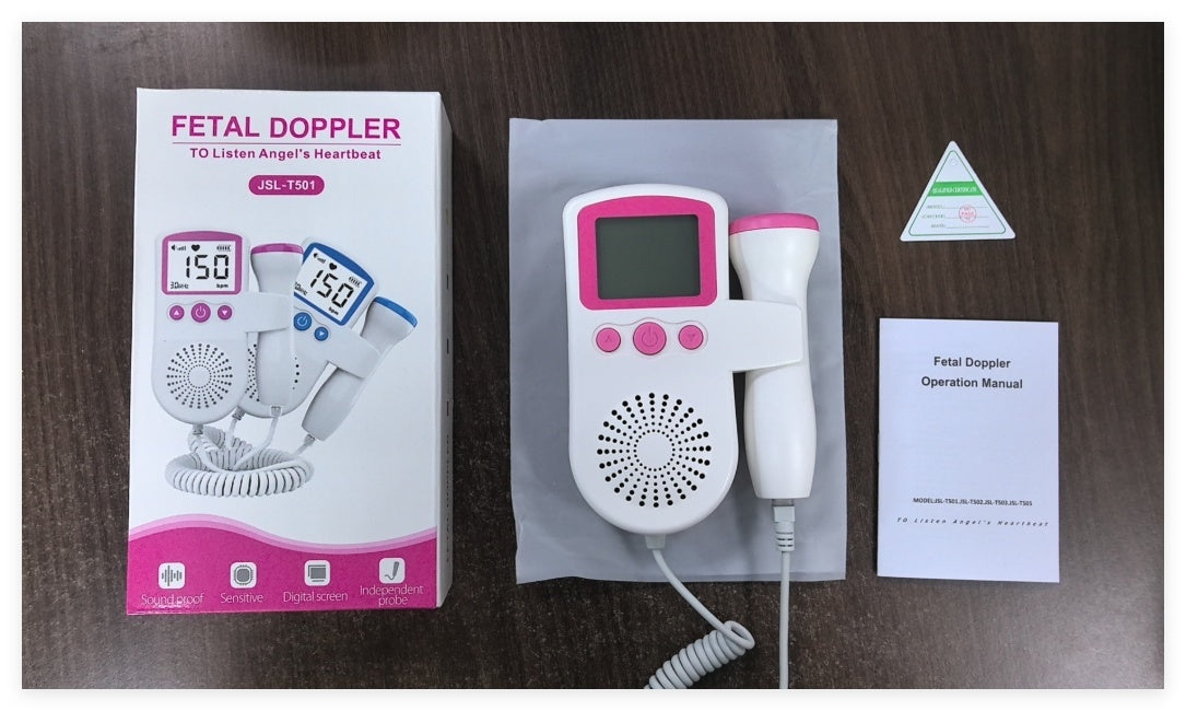 Fetal Heart Rate Monitor Home Pregnancy Baby Fetal Sound Dopler Heart Rate Detector